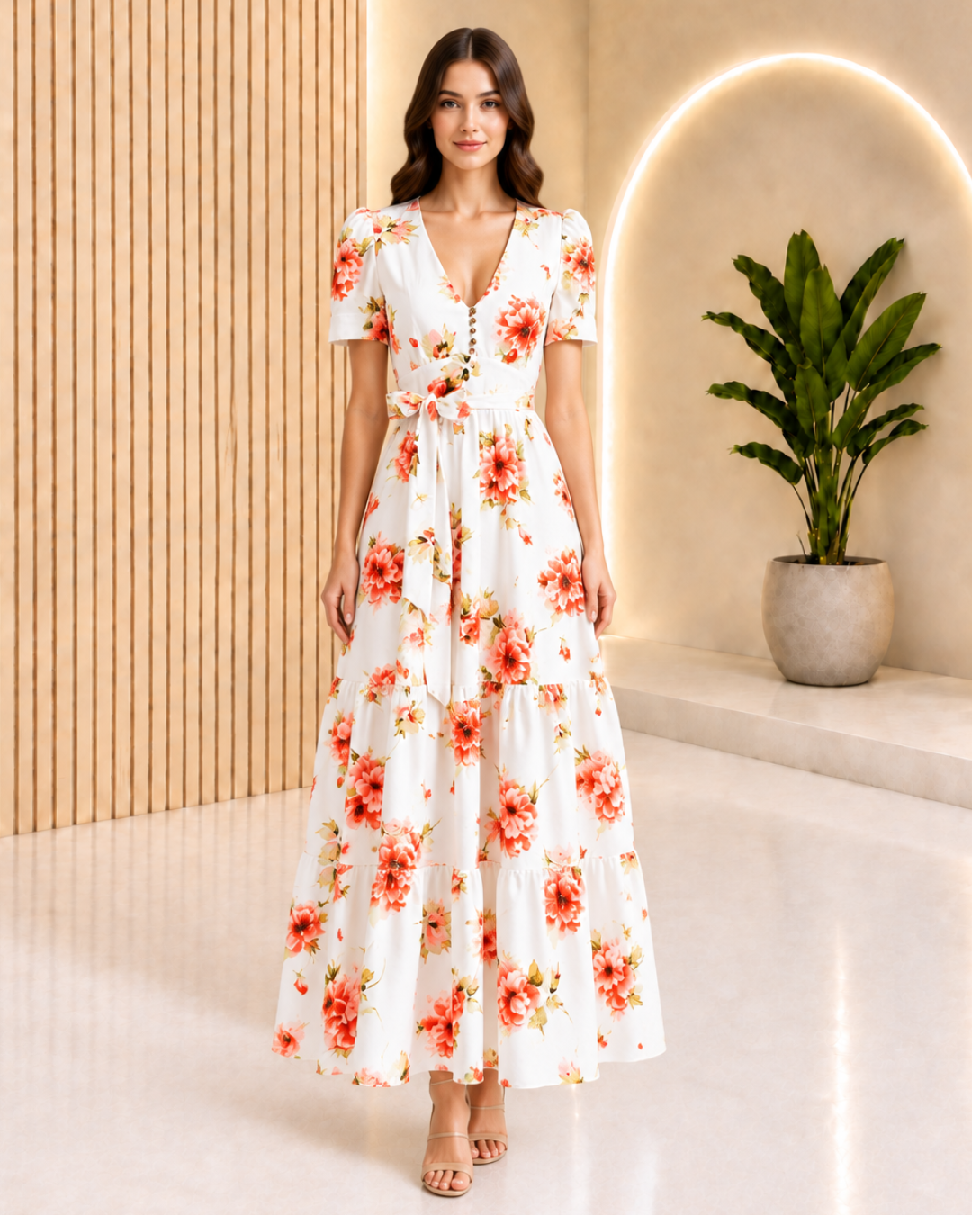Vestido Amanda Coral