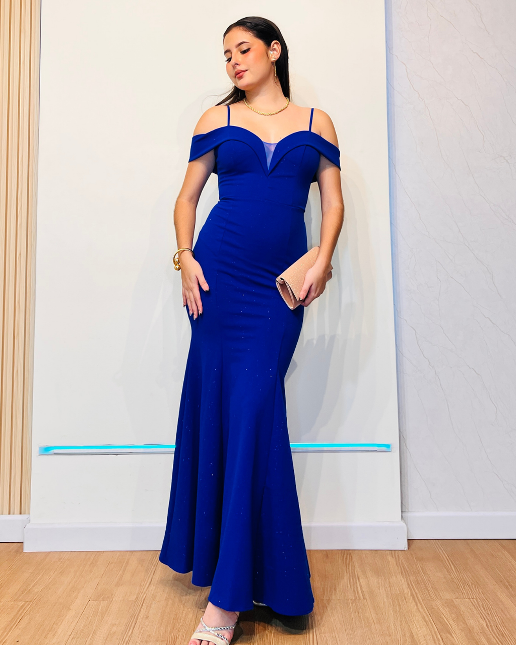 Vestido Annia Azul Rey