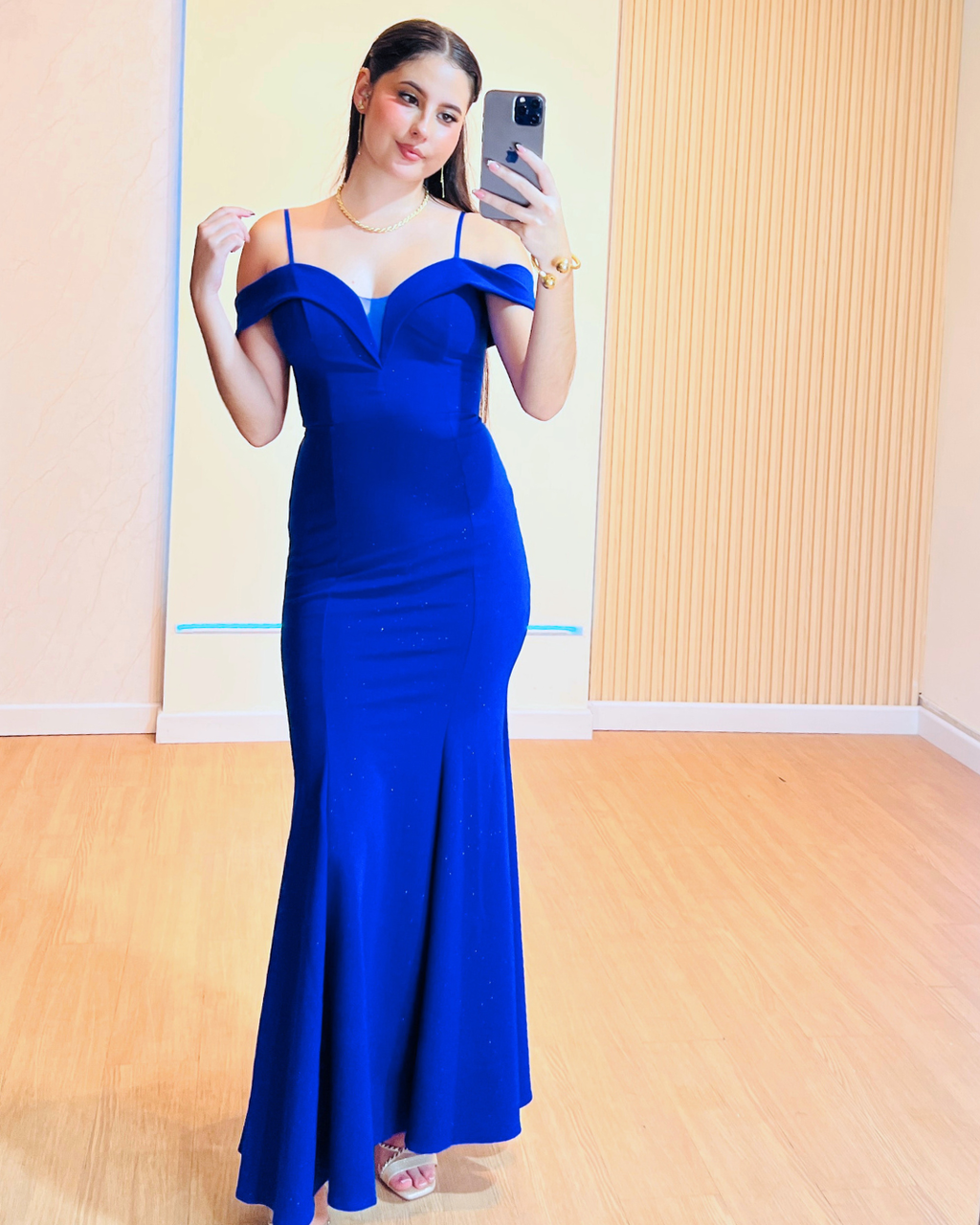 Vestido Annia Azul Rey