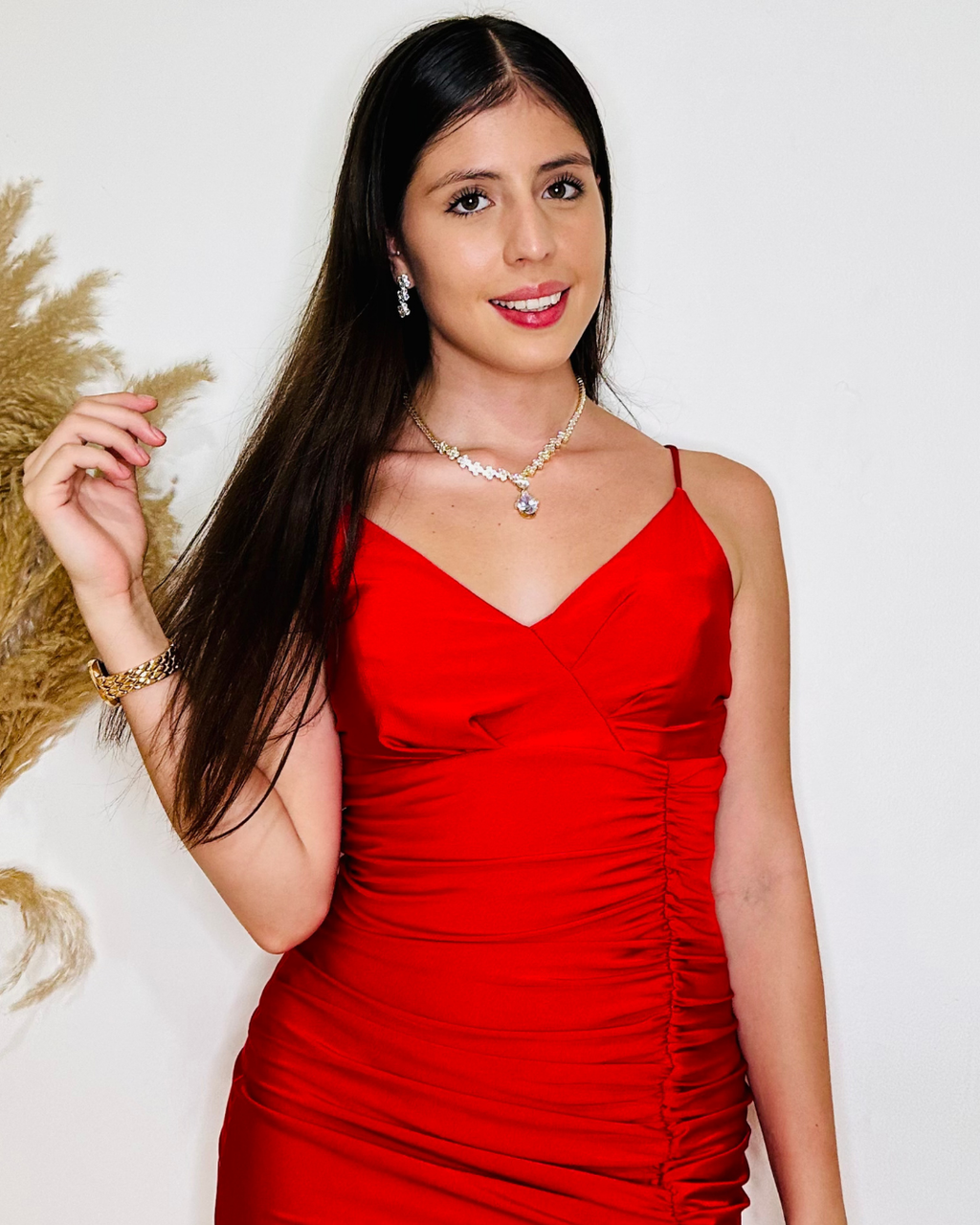 Vestido Avril Rojo