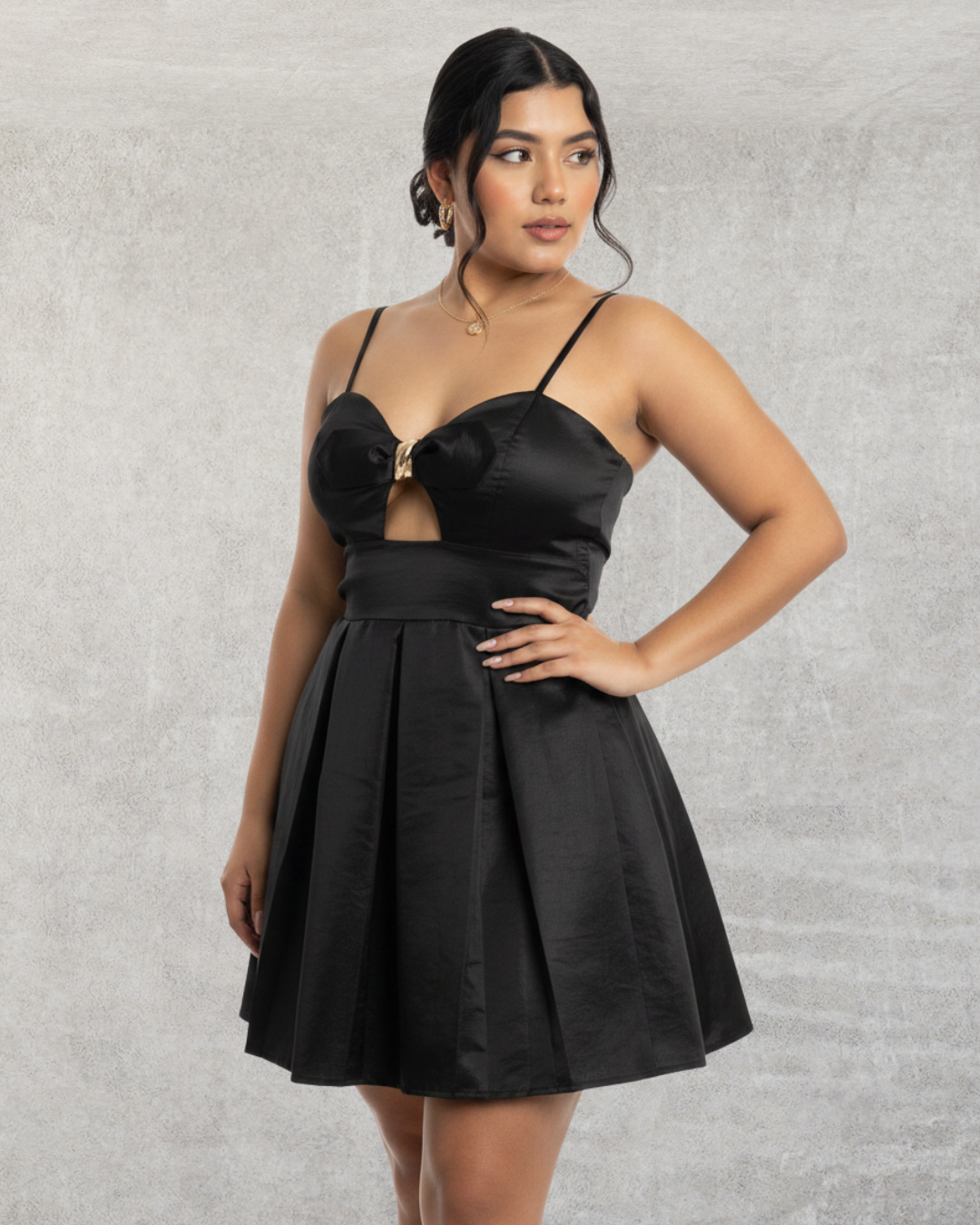 Vestido Corto Yesenia Negro