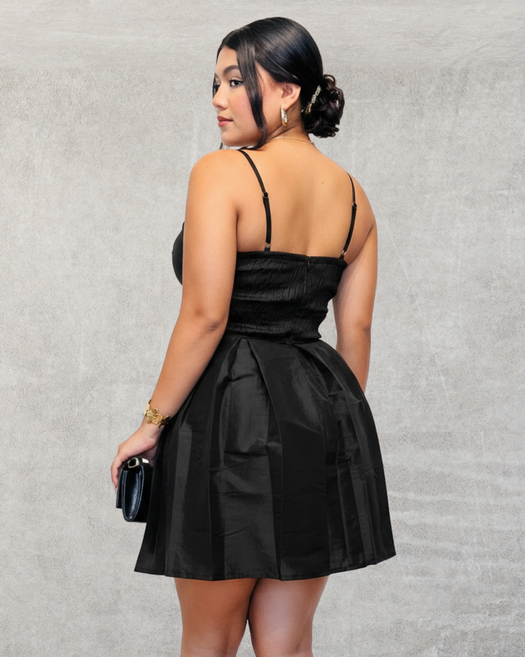 Vestido Corto Yesenia Negro