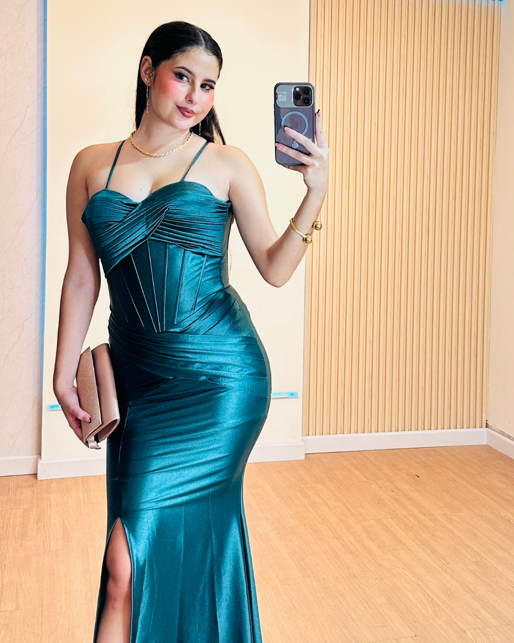 Vestido Fantastic Verde Botella