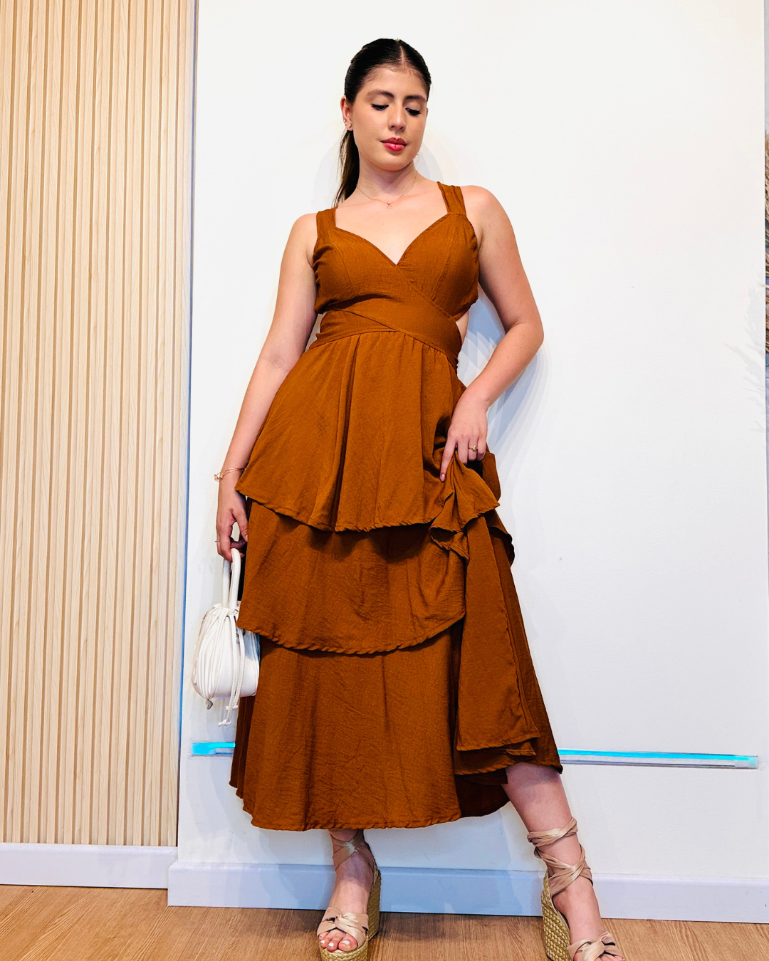 Vestido Gema Chocolate