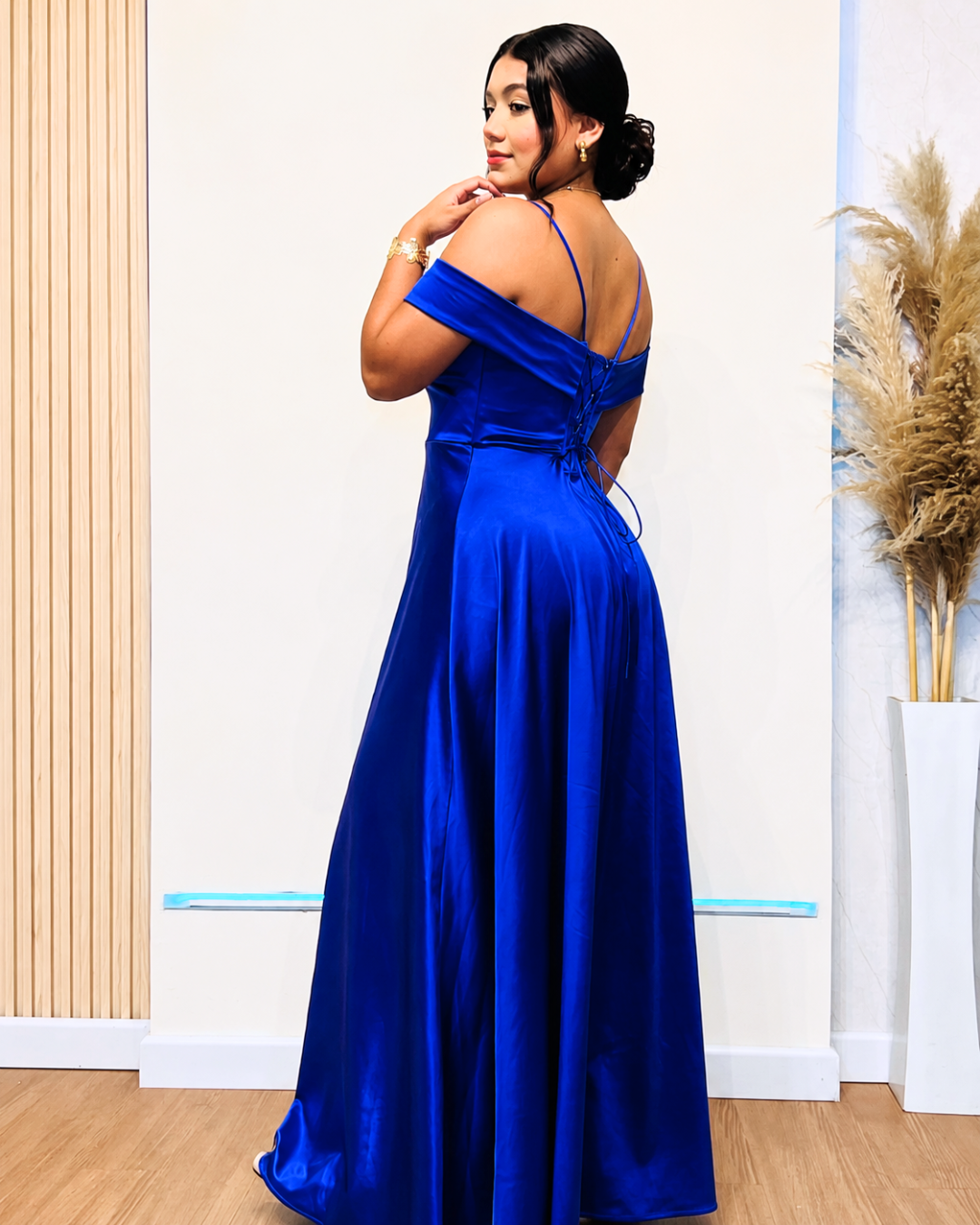 Vestido Largo Ainara Azul