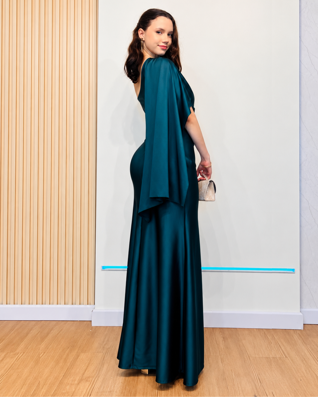 Vestido Ally Verde Botella