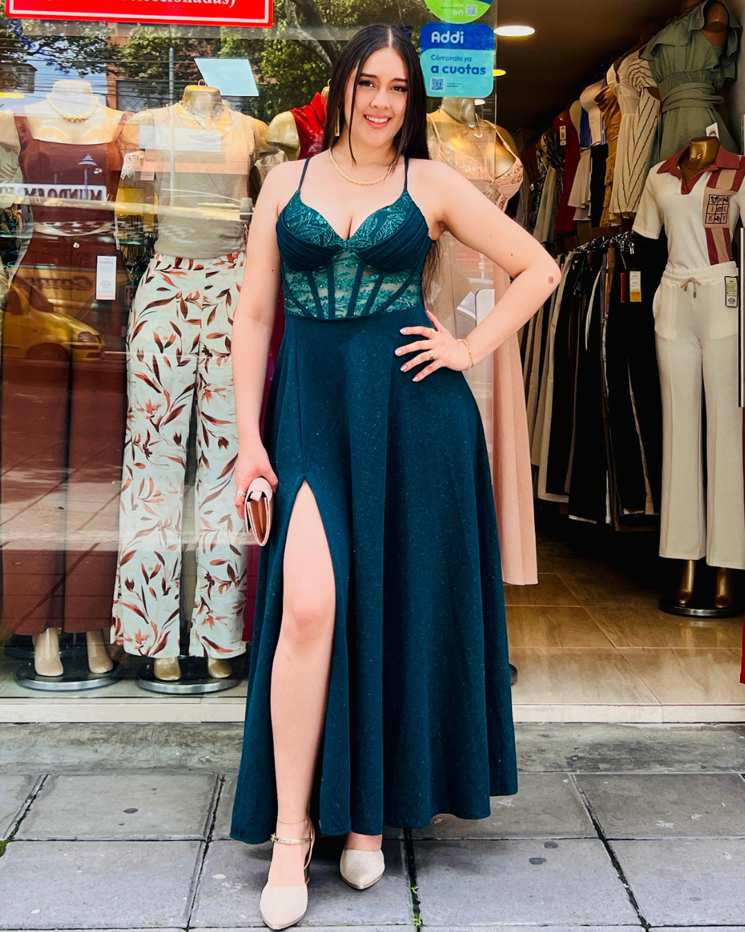 Vestido Largo Karla Verde