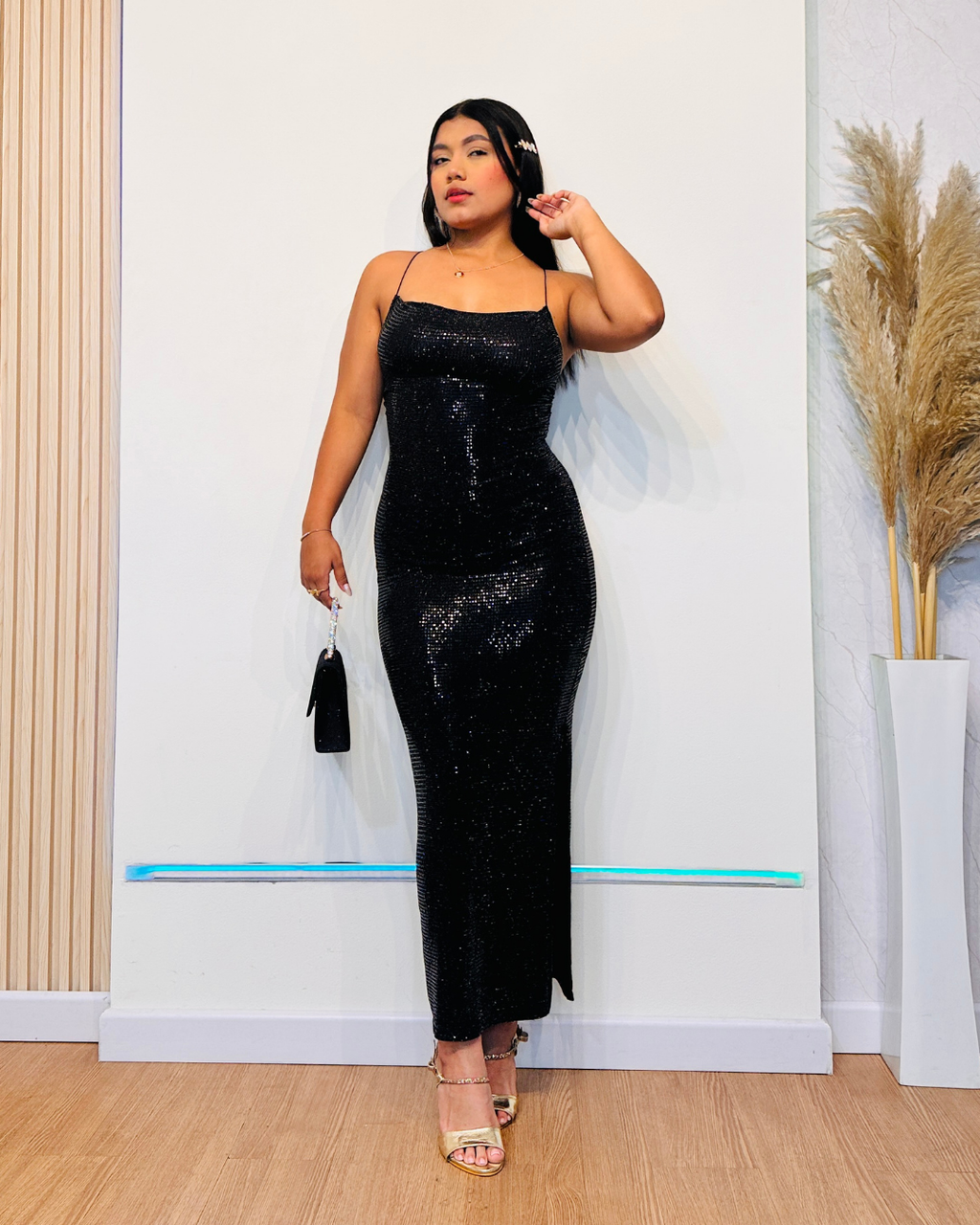 Vestido Ruby Largo Negro