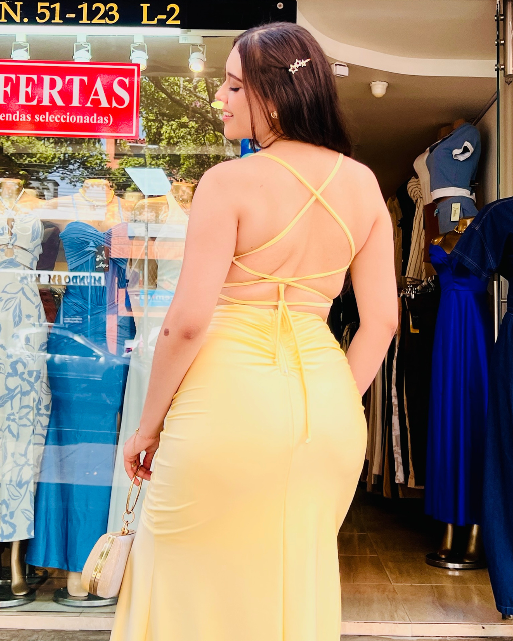 Vestido Stefany Amarillo