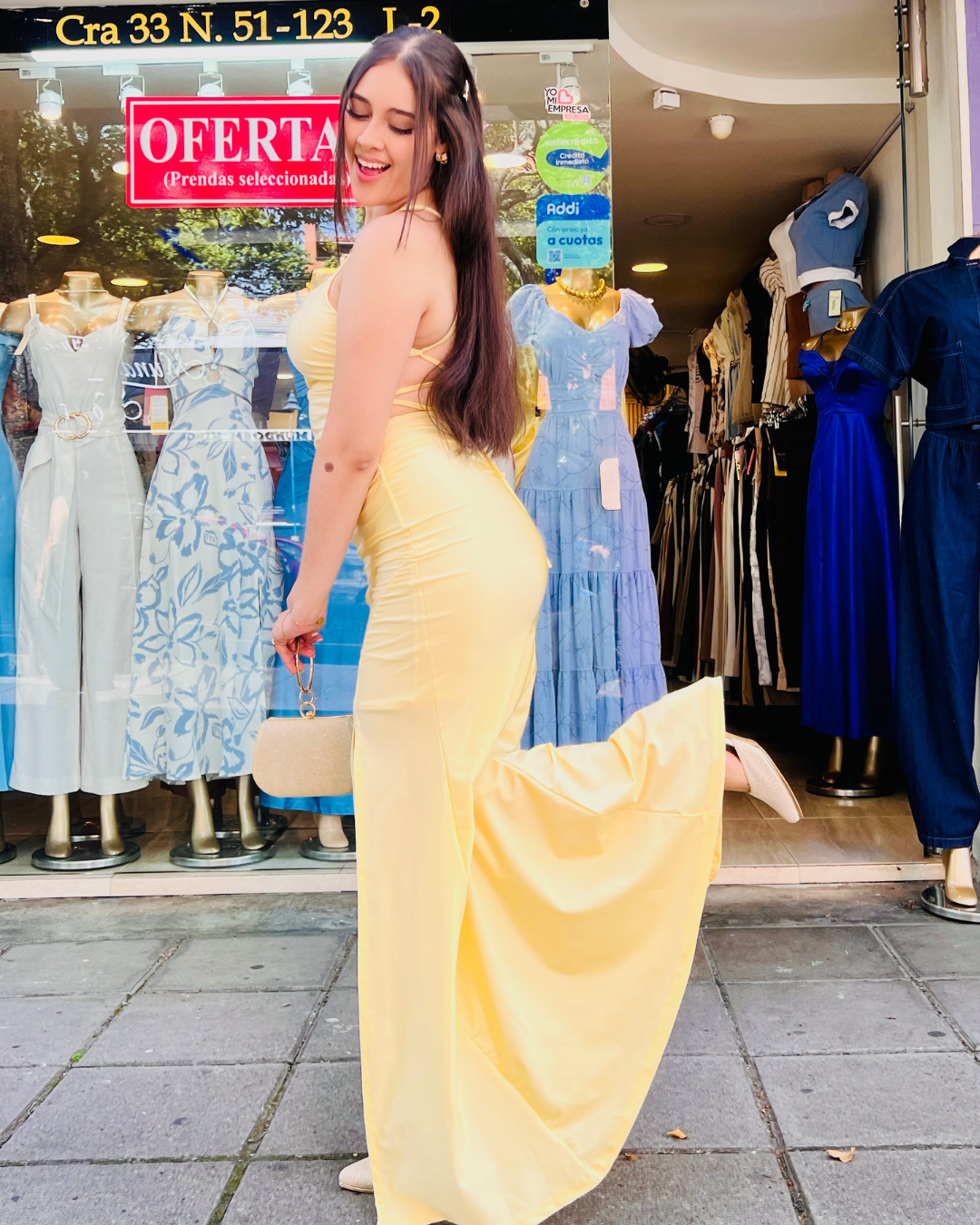 Vestido Stefany Amarillo