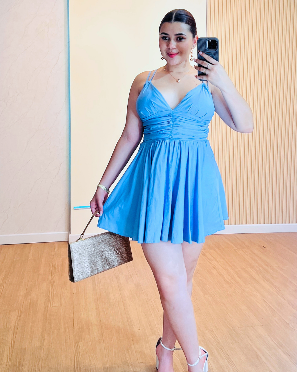 Vestido Laura Celeste