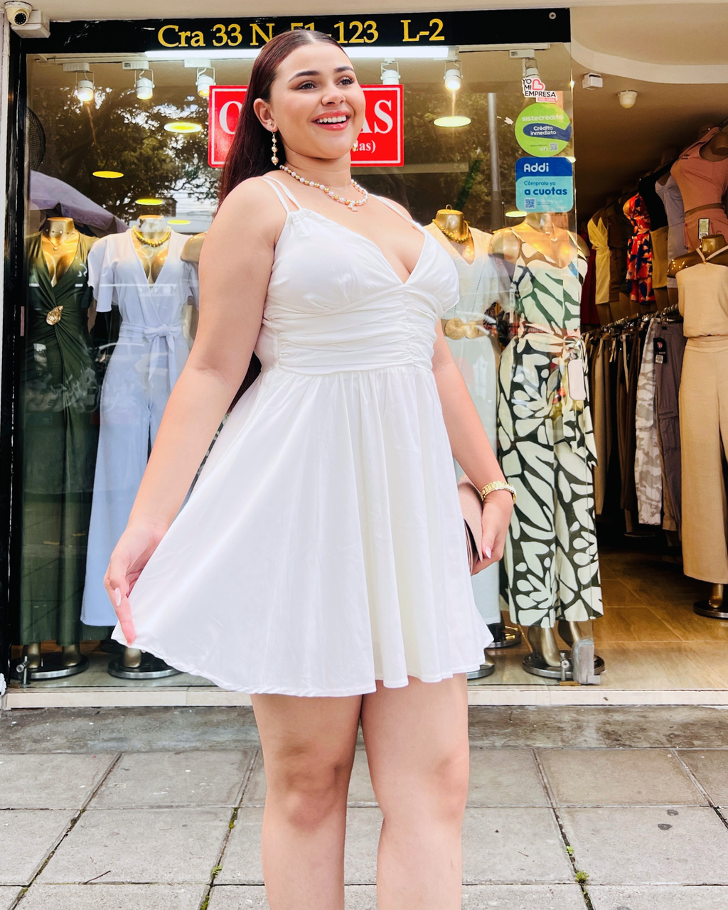 Vestido Laura Marfil