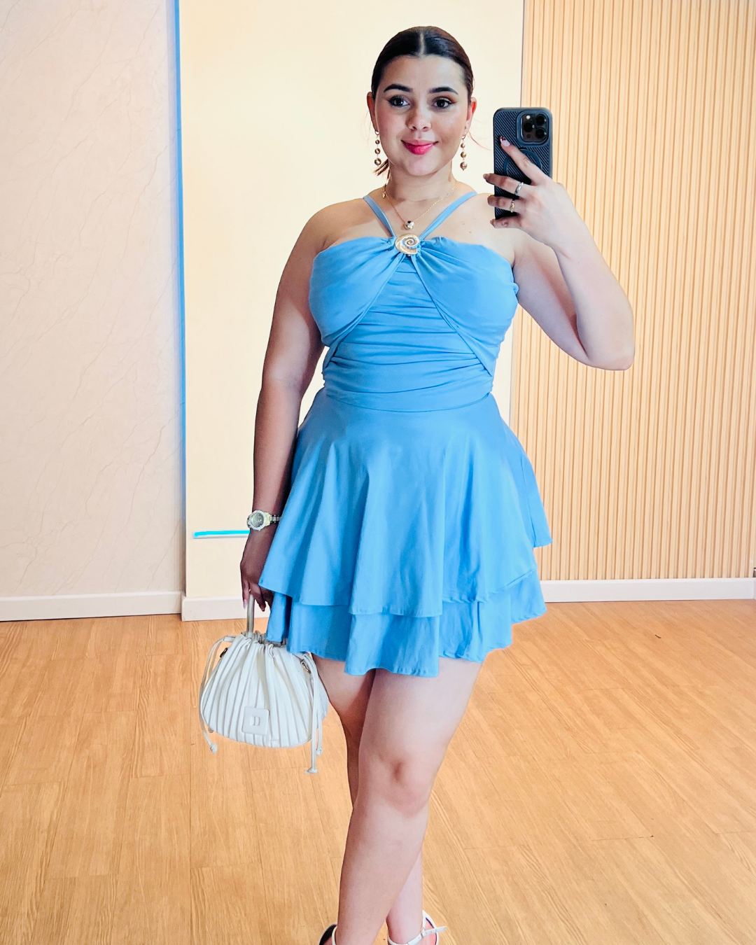 Vestido Linda Celeste