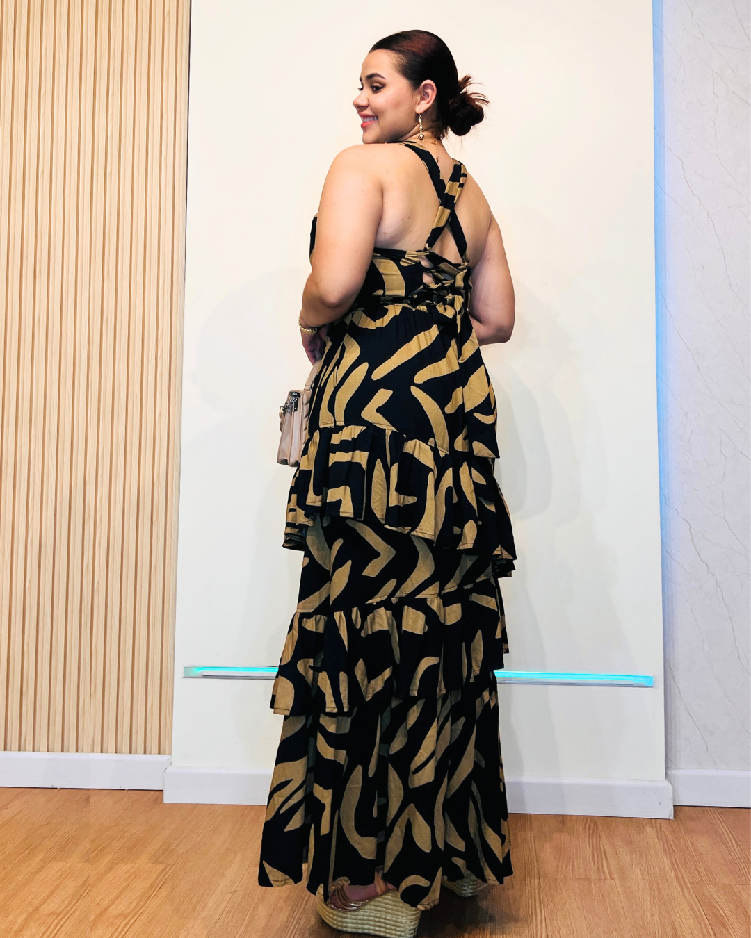 Vestido Mabel Camel