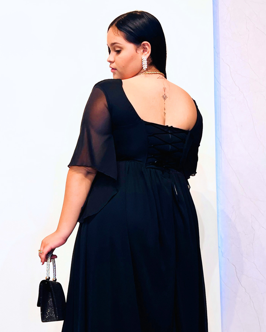 Vestido Largo Maritza Negro