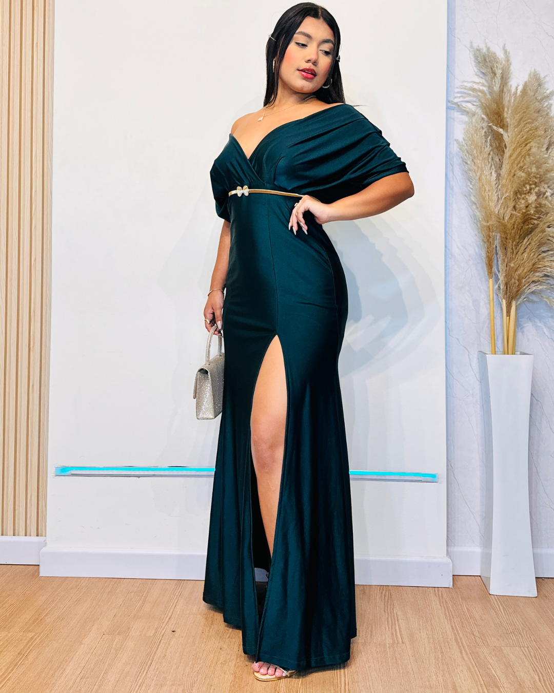 Vestido Paris Verde Botella