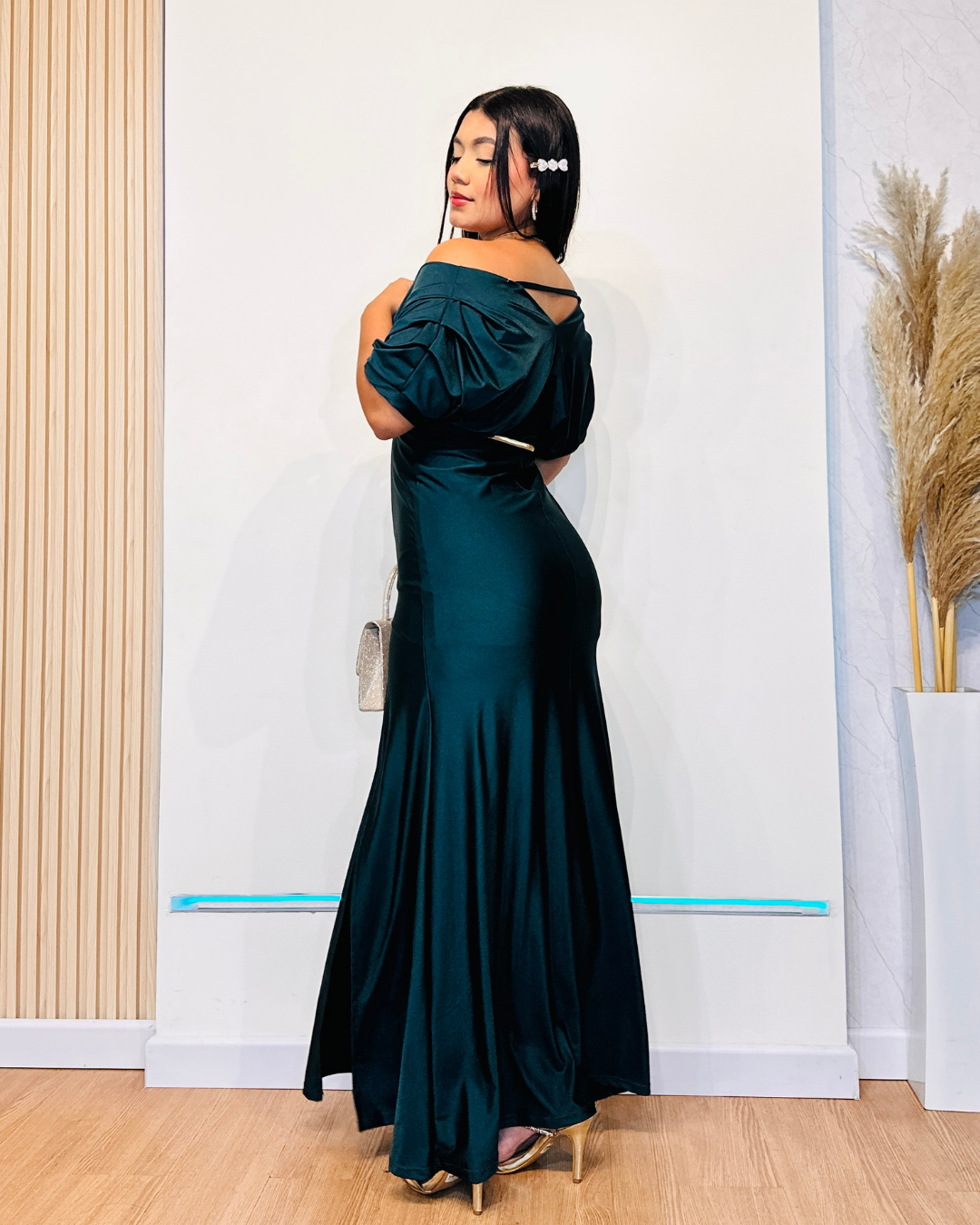 Vestido Paris Verde Botella