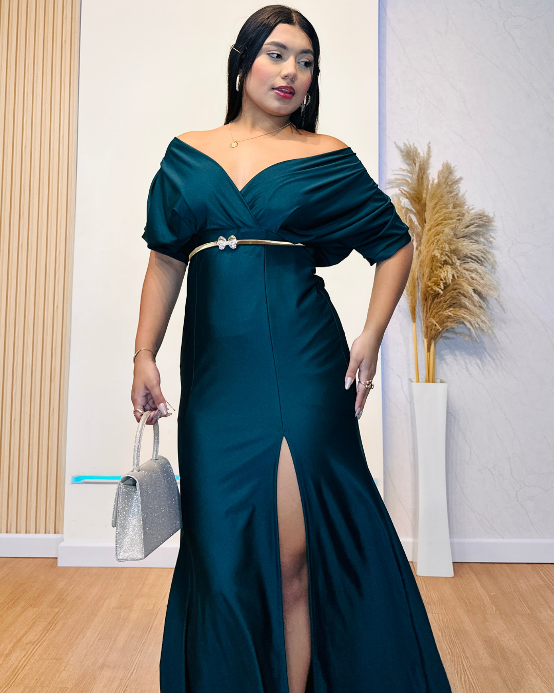 Vestido Paris Verde Botella