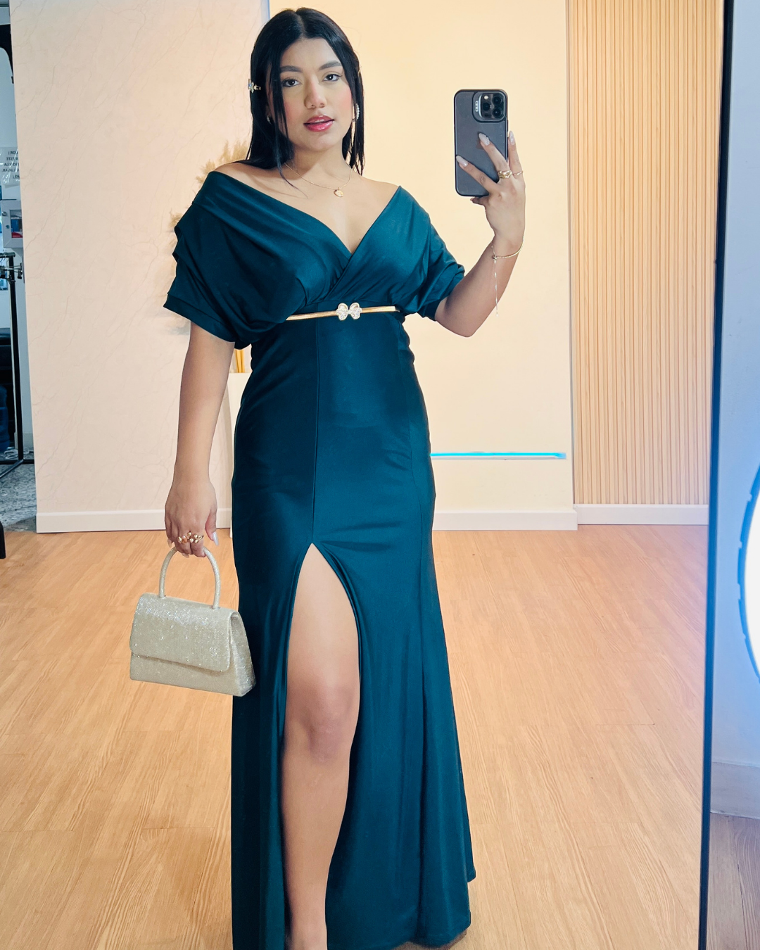 Vestido Paris Verde Botella