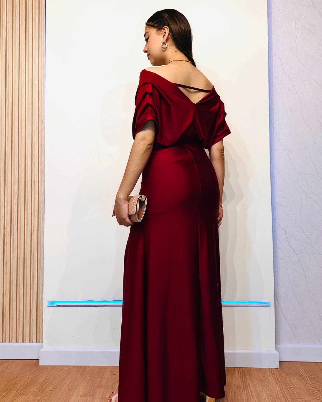 Vestido Paris Vinotinto