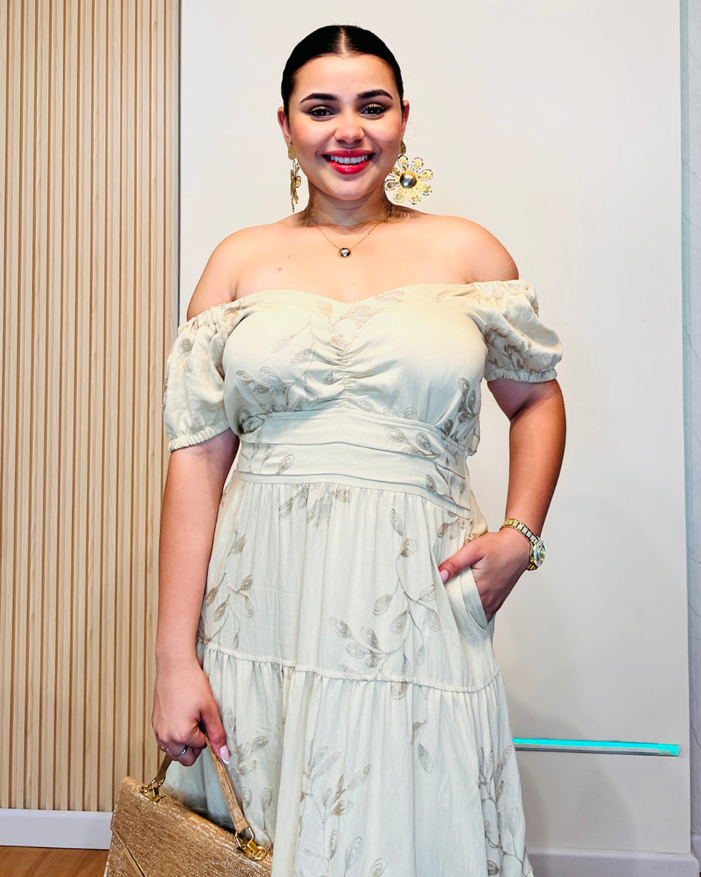 Vestido Rubí Camel