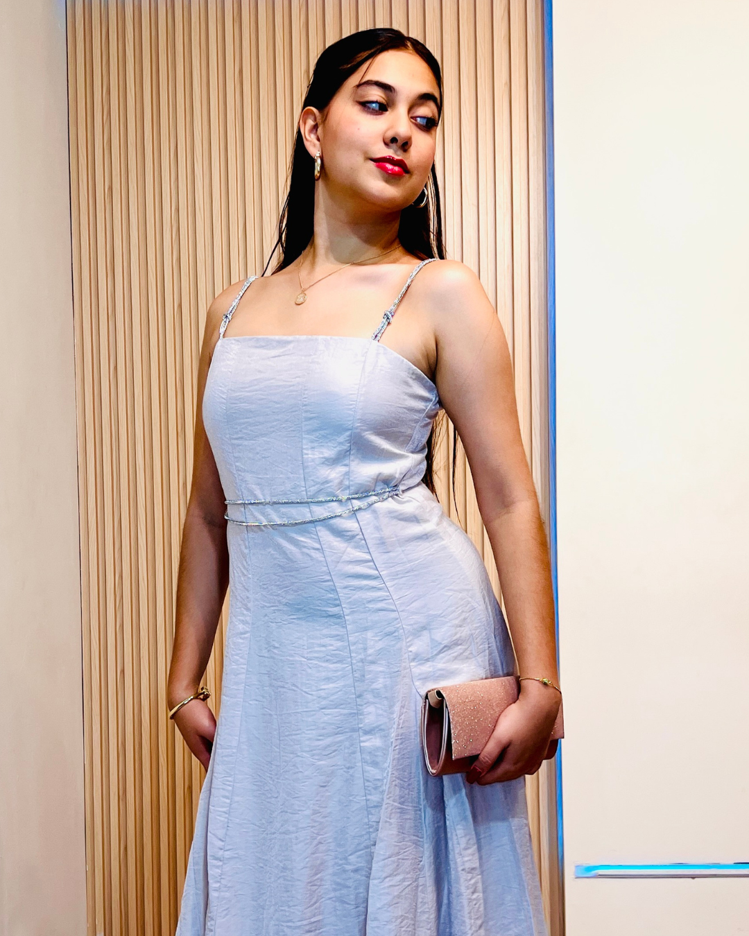 Vestido Simona Beige