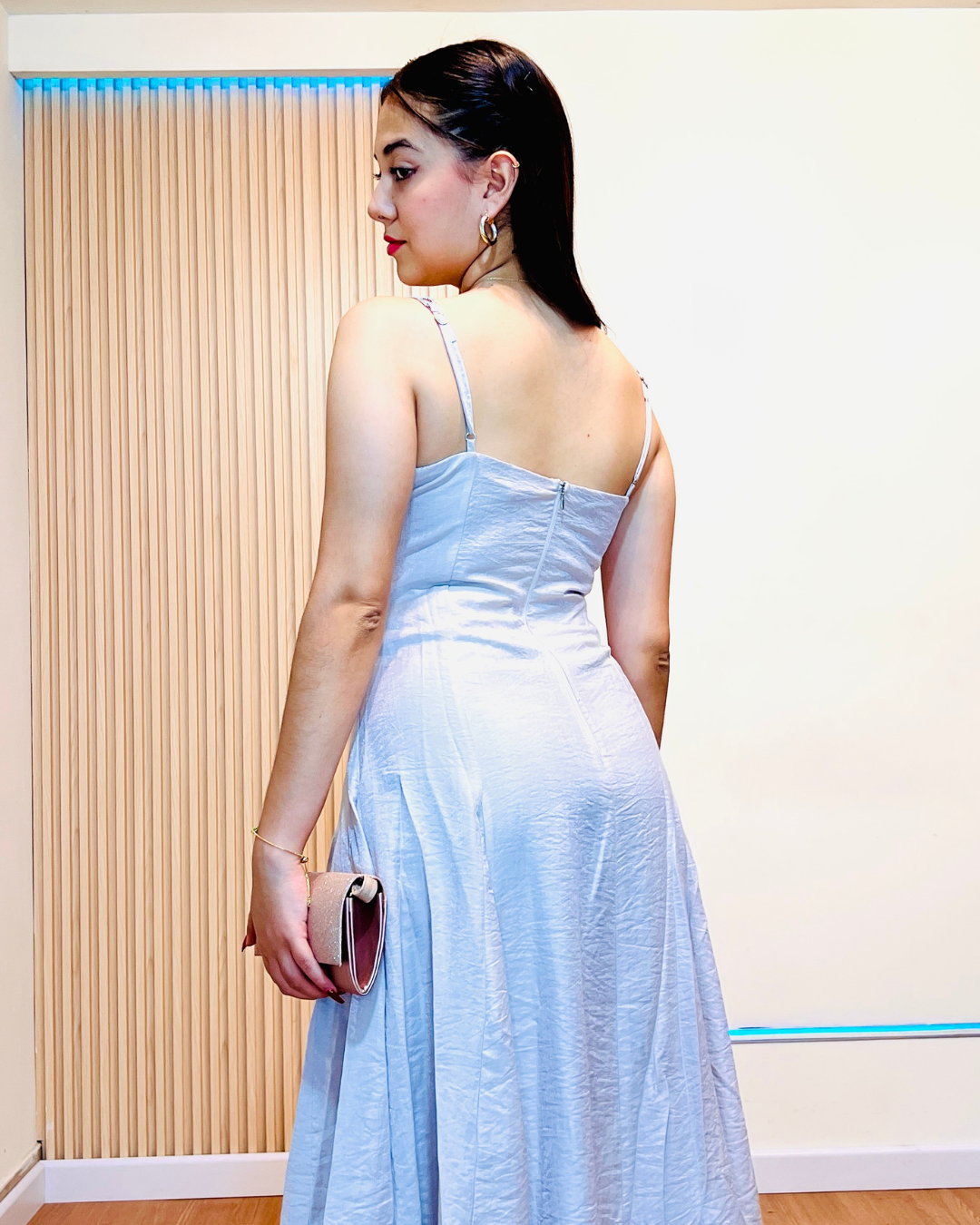 Vestido Simona Beige