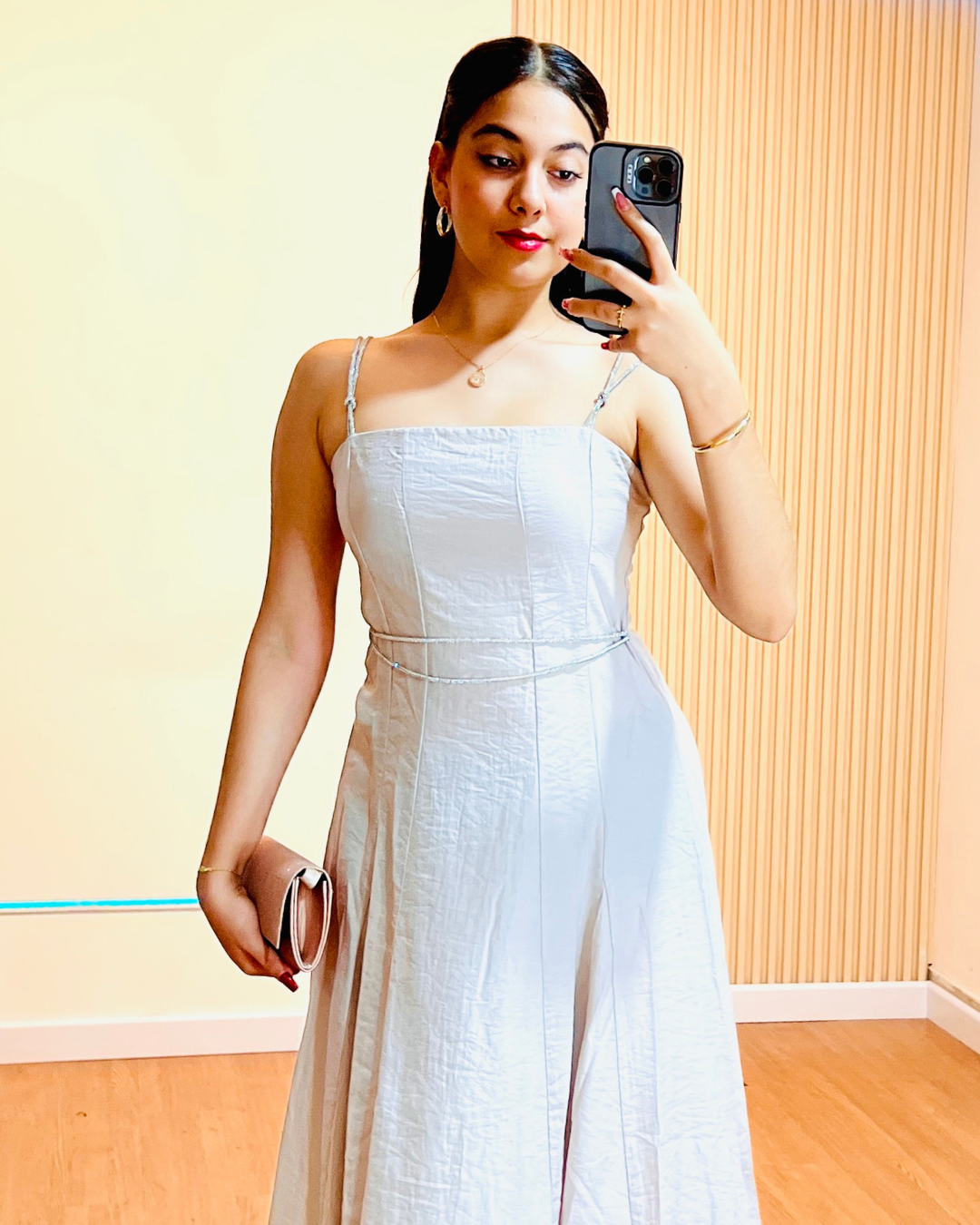 Vestido Simona Beige