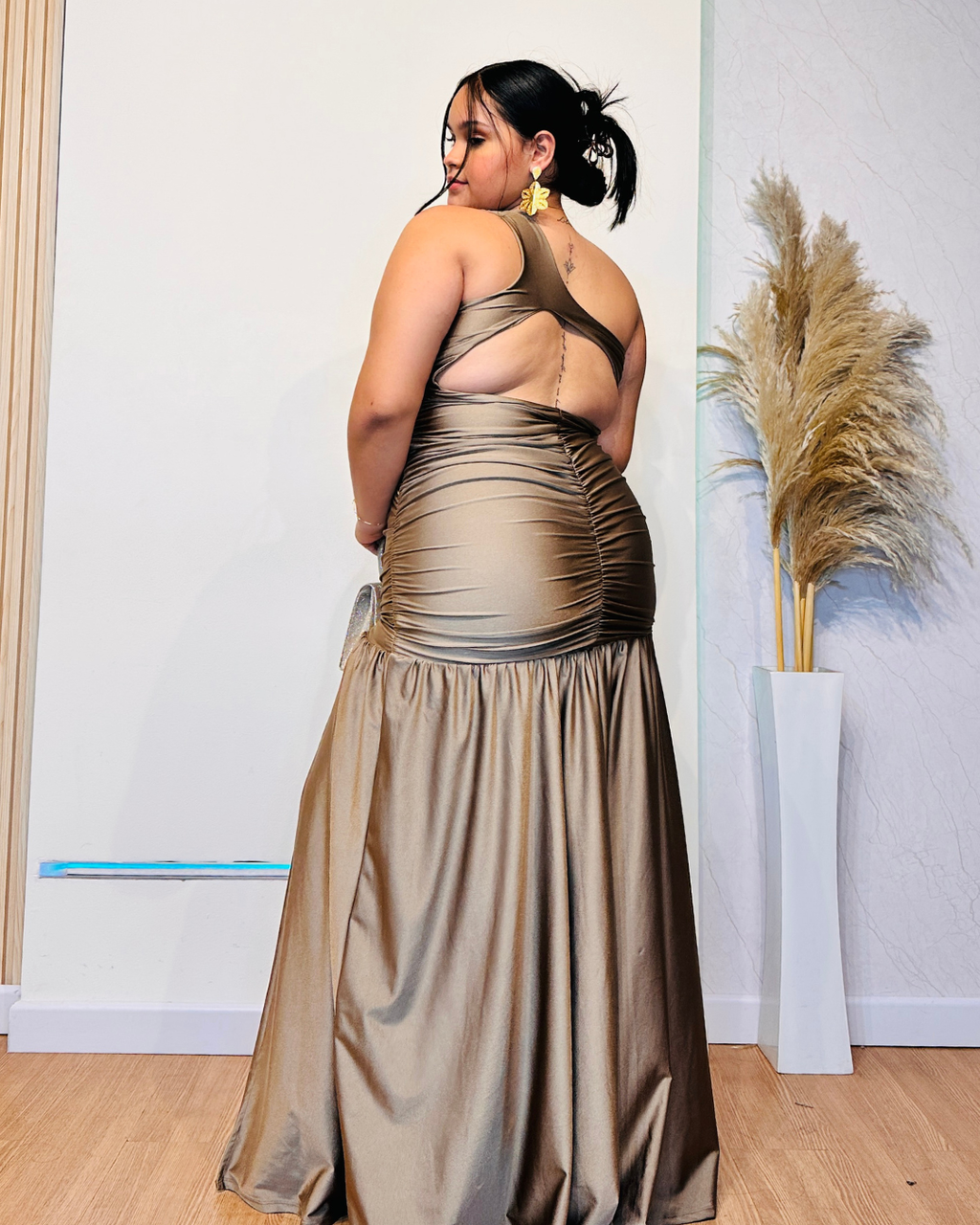 Vestido Valery Café