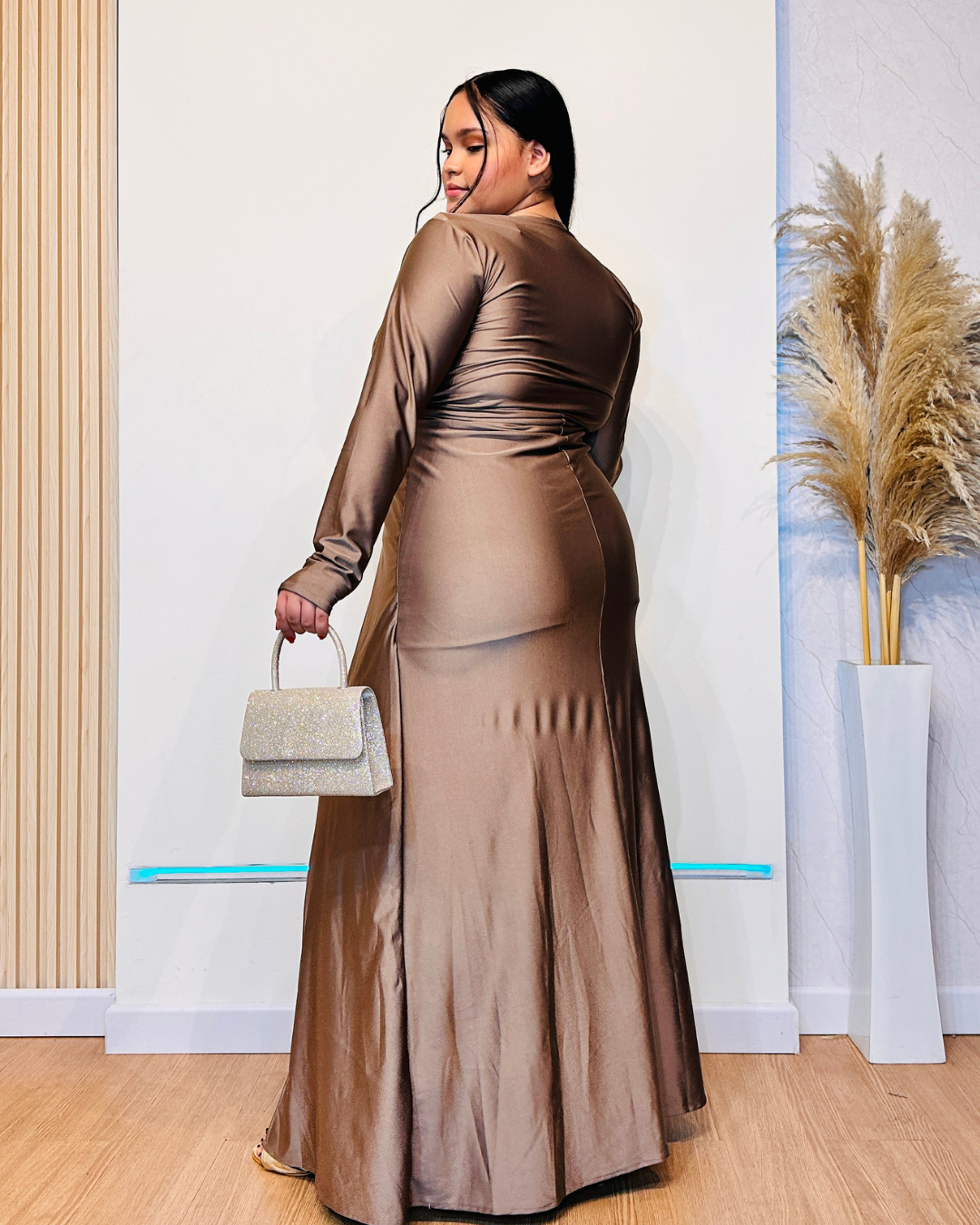 Vestido Victoria Café