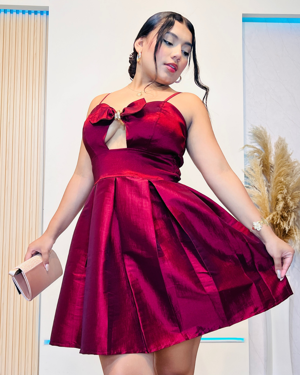 Vestido Yesenia Vinotinto