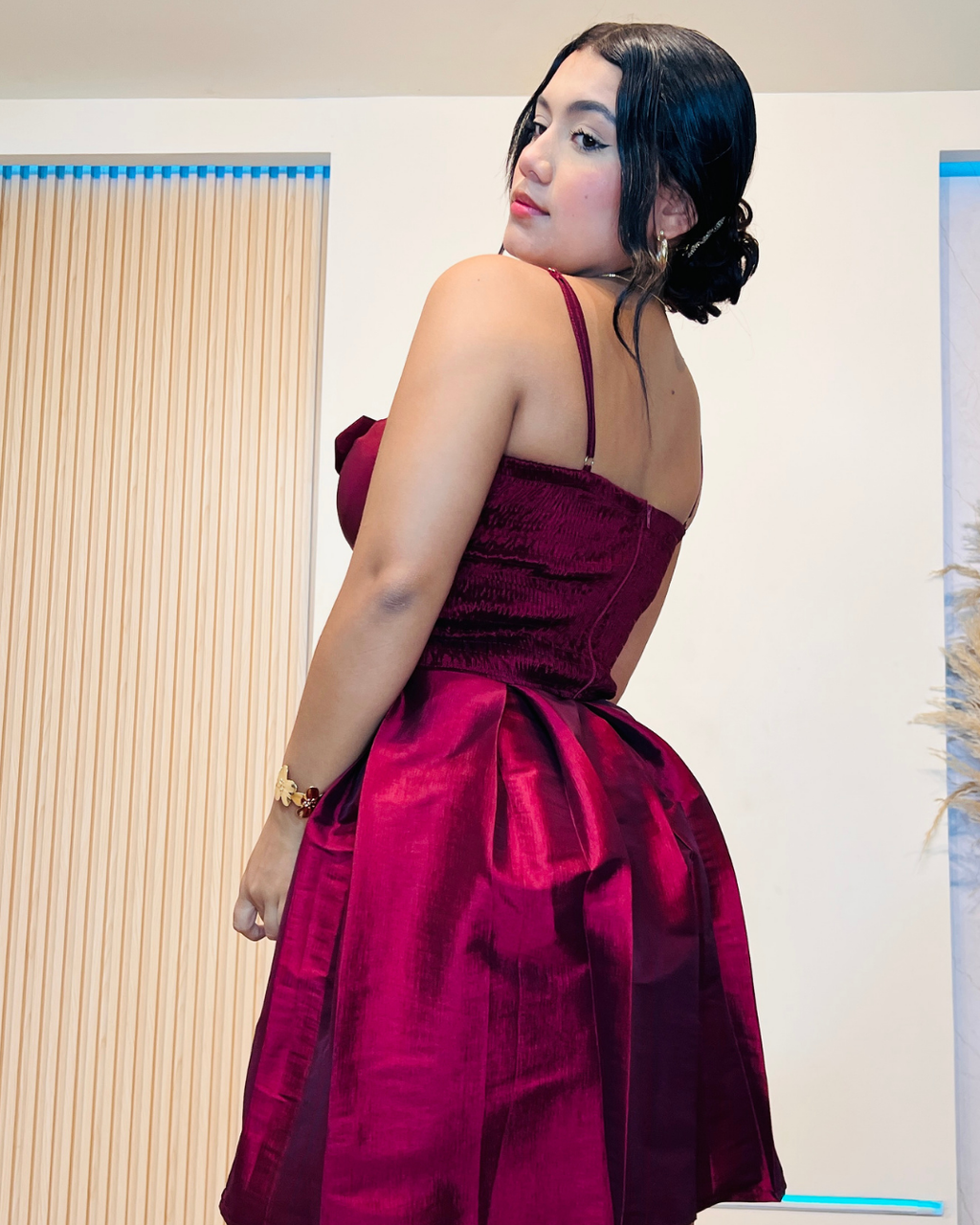 Vestido Yesenia Vinotinto