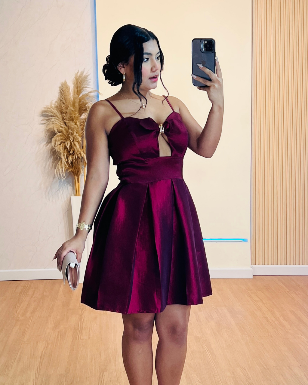 Vestido Yesenia Vinotinto