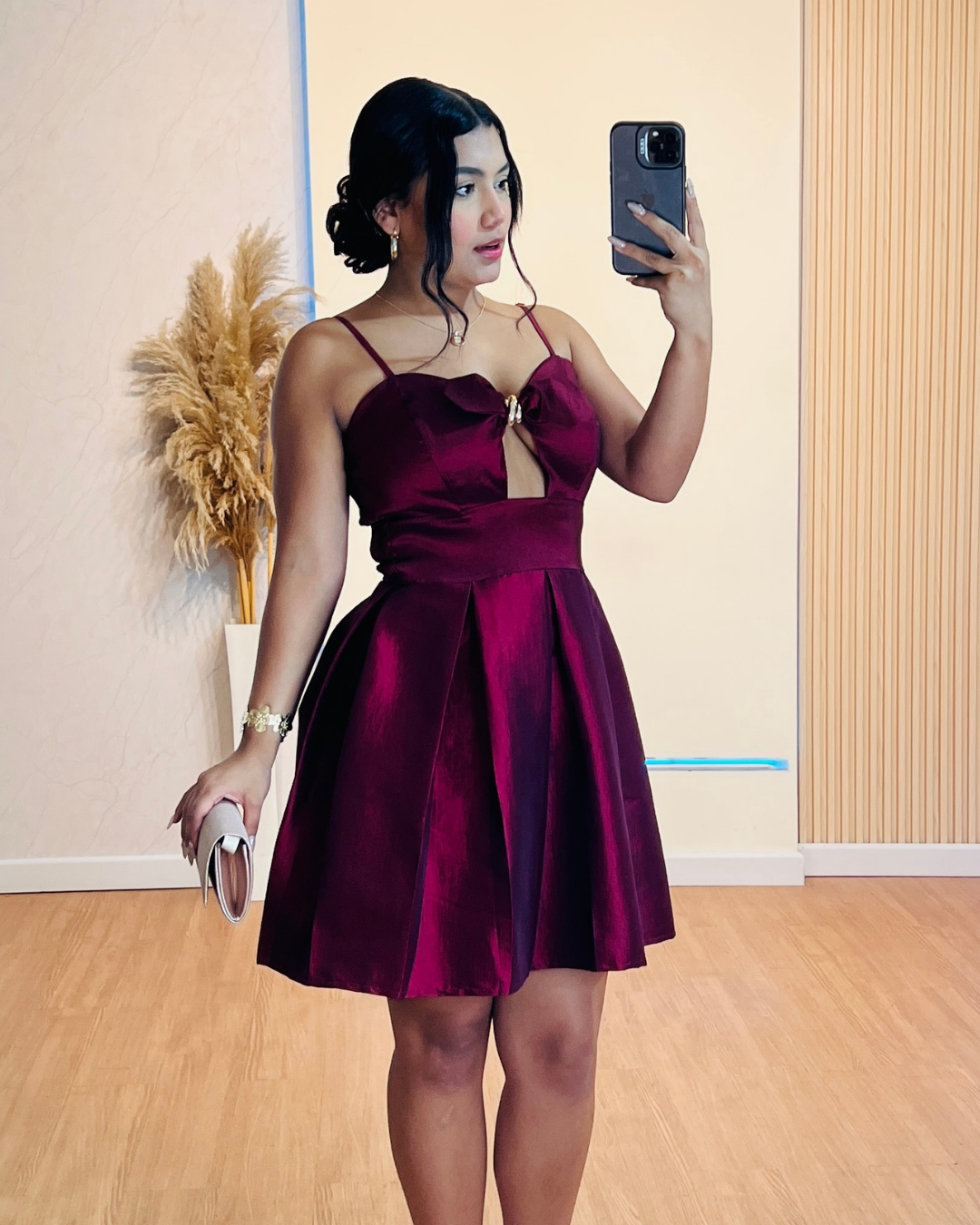 Vestido Yesenia Vinotinto