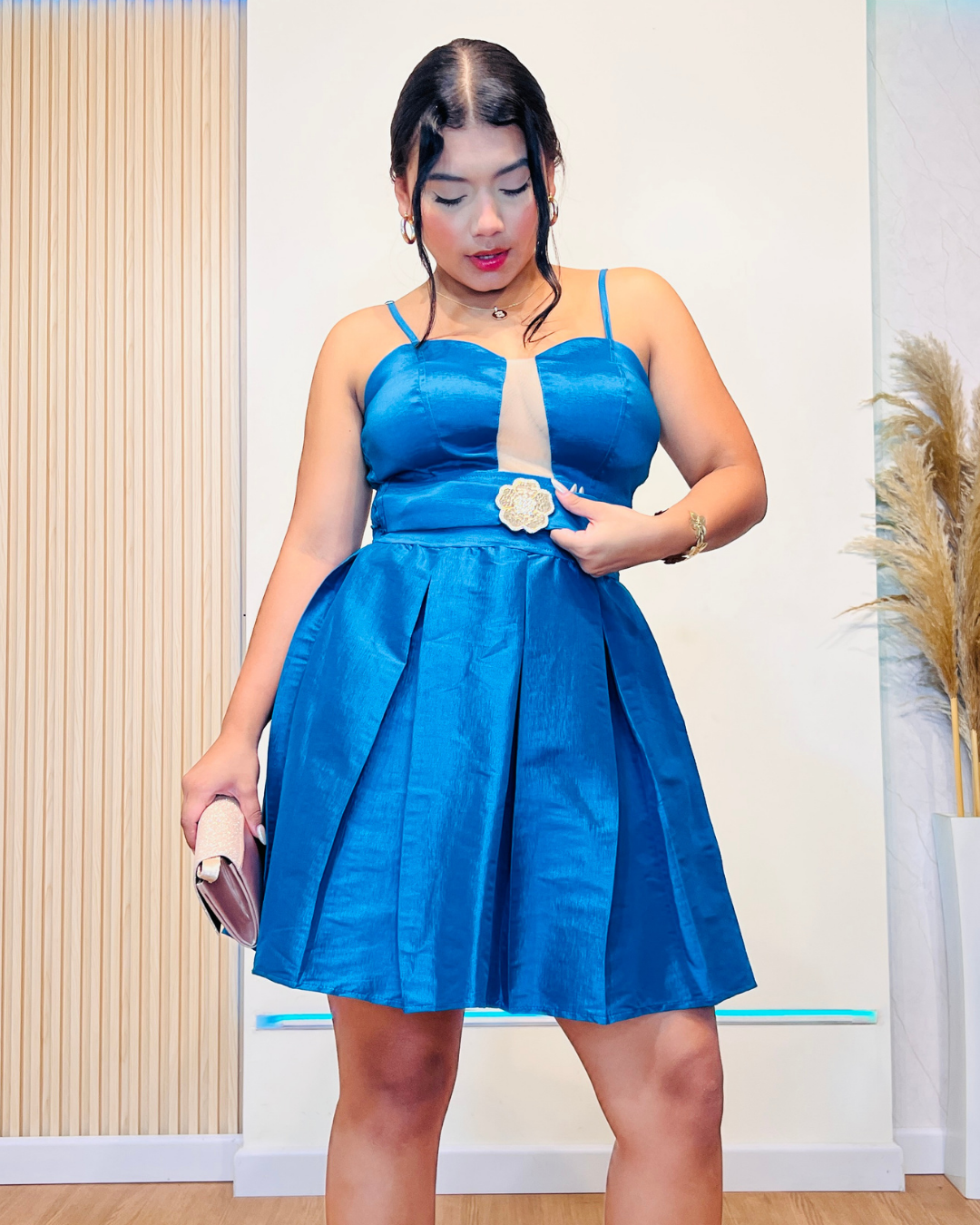 Vestido Yessi Azul