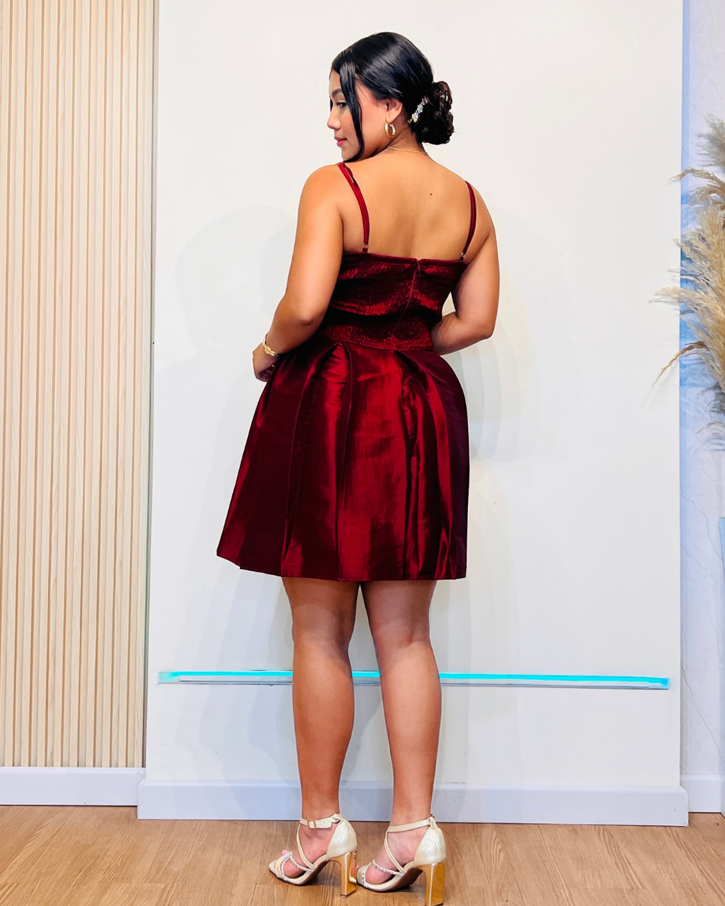 Vestido Yessi Vinotinto