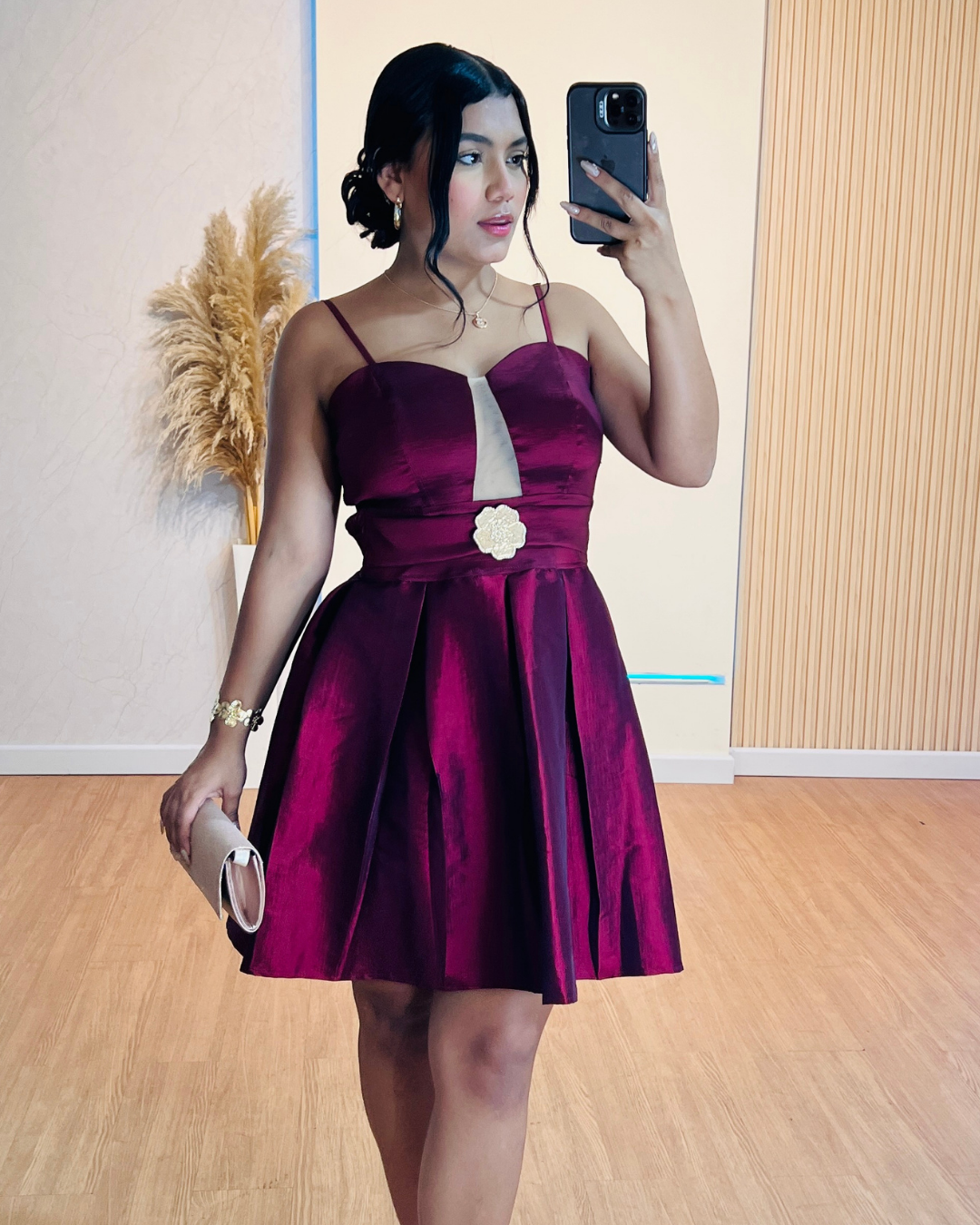 Vestido Yessi Vinotinto
