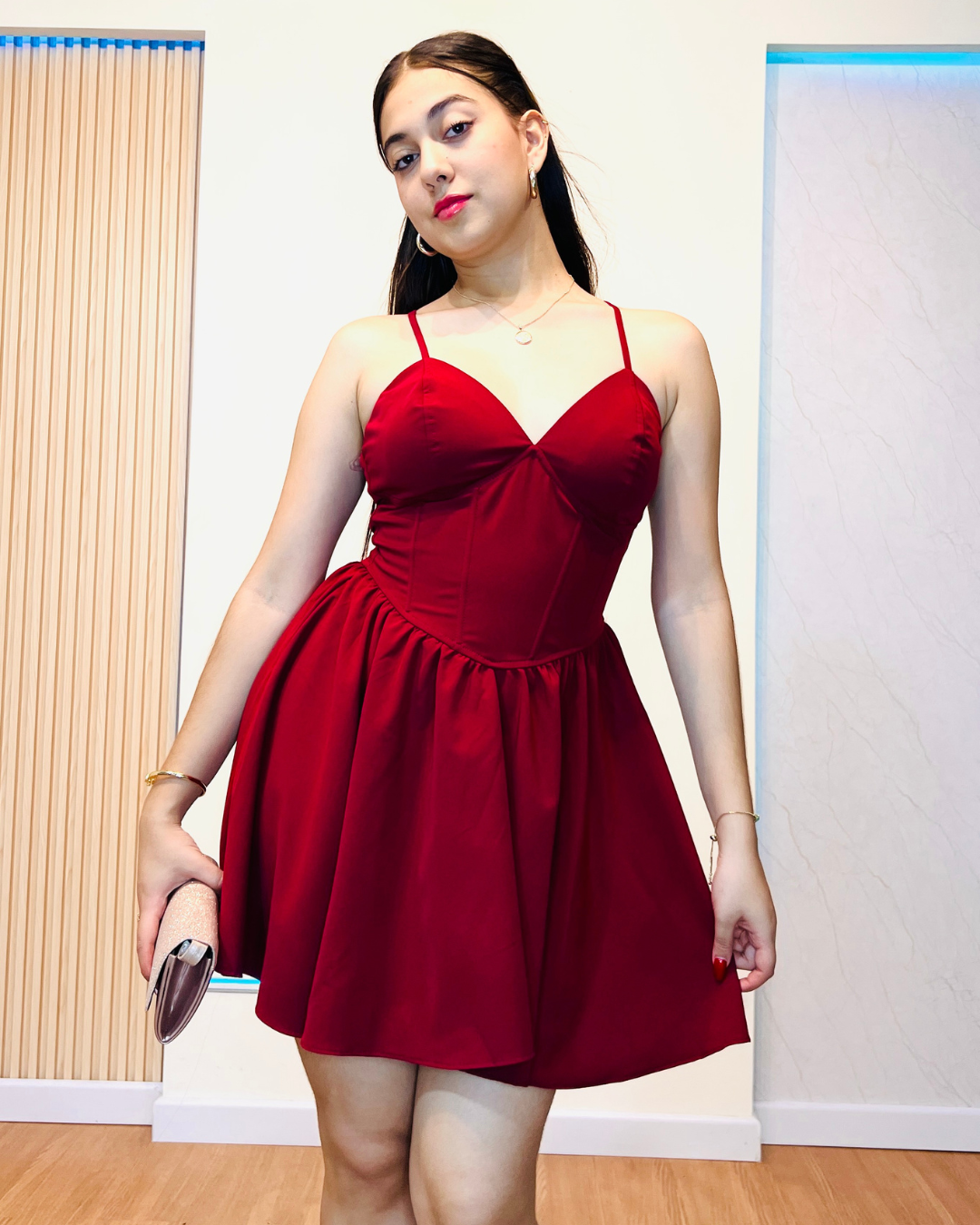 Vestido Yinny Vinotinto