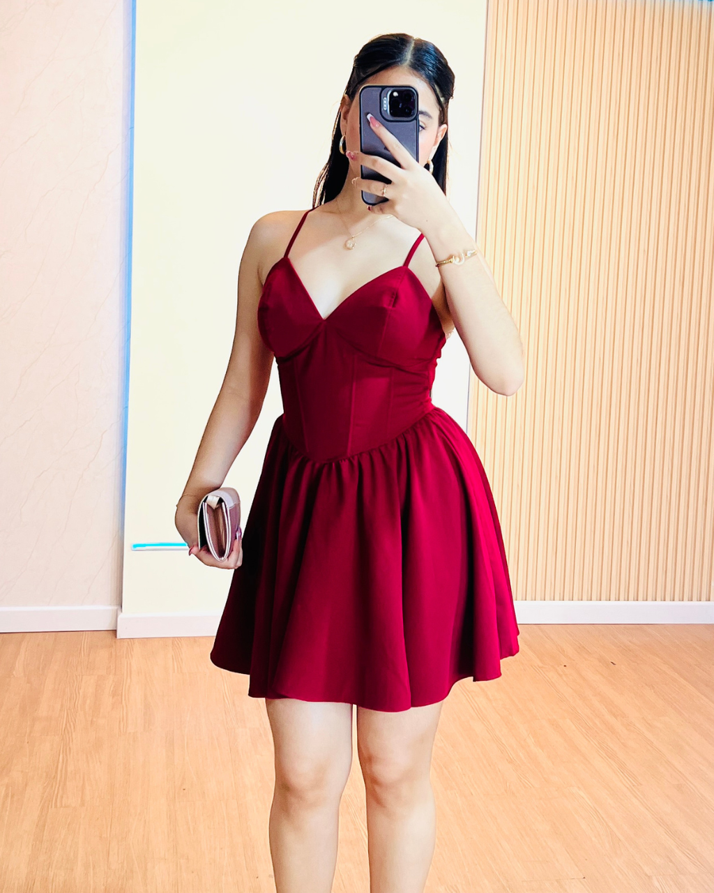 Vestido Yinny Vinotinto