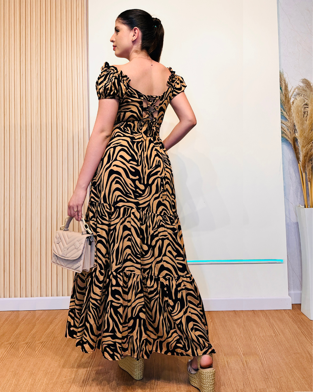 Vestido Adeline Café