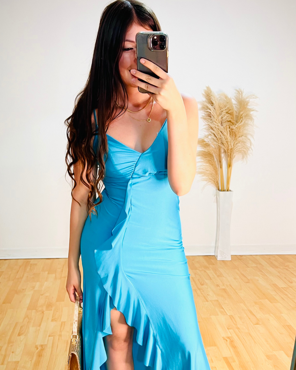 Vestido Madeleine Celeste