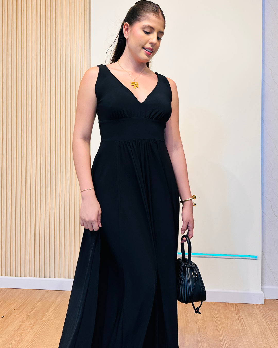Vestido Velvet Negro