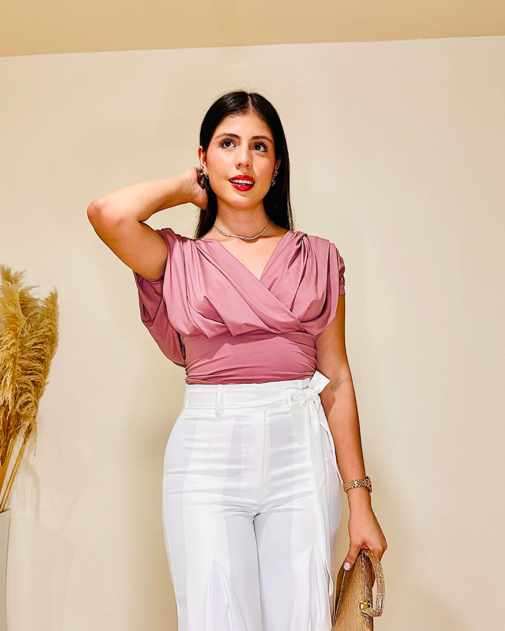 Blusa Kairos Palo Rosa