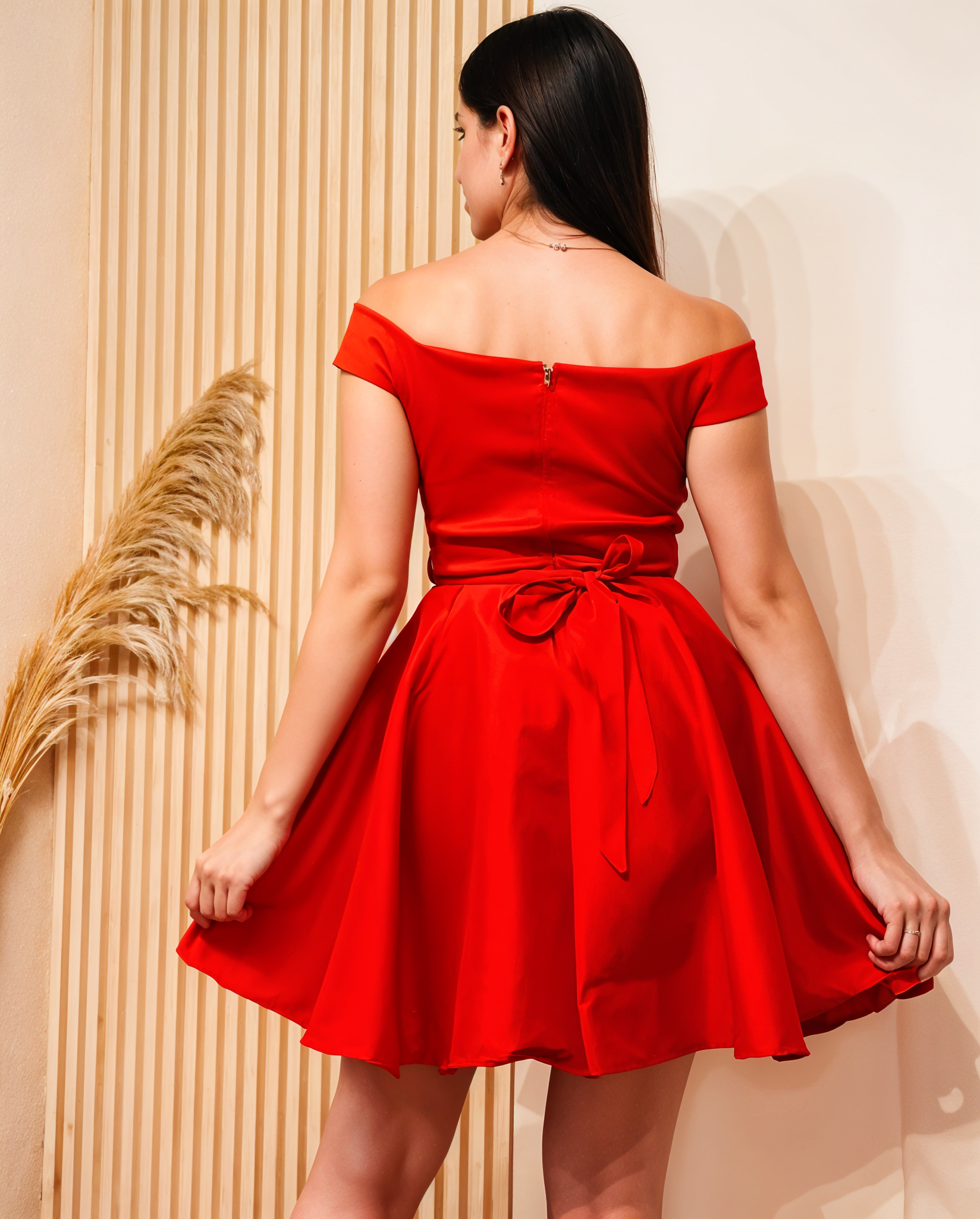 Vestido Jazmin Rojo