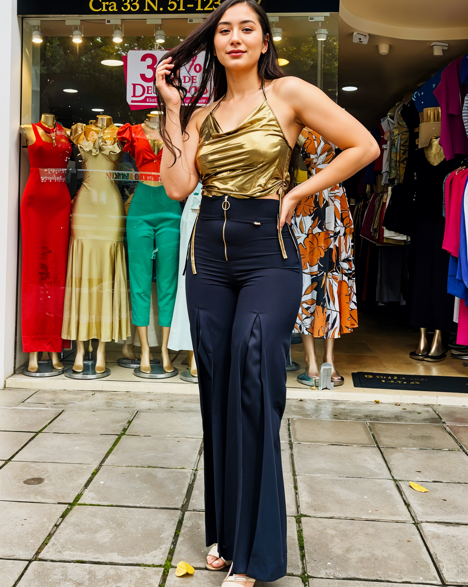 Pantalón Aitana Negro