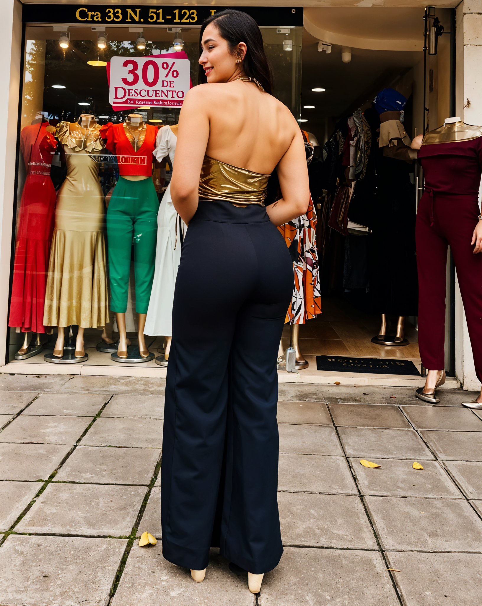 Pantalón Aitana Negro