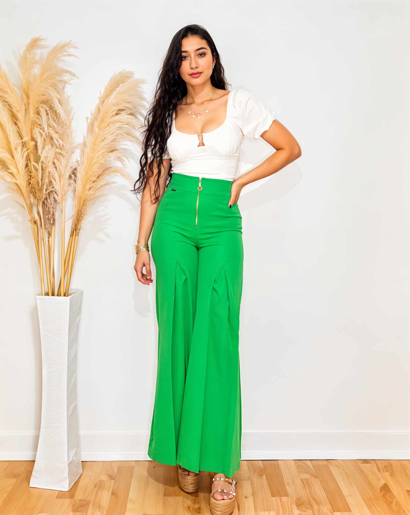 Pantalón Aitana Verde