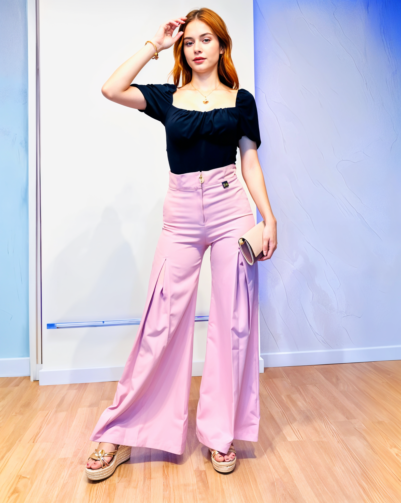 Pantalón Aitana Palo de rosa