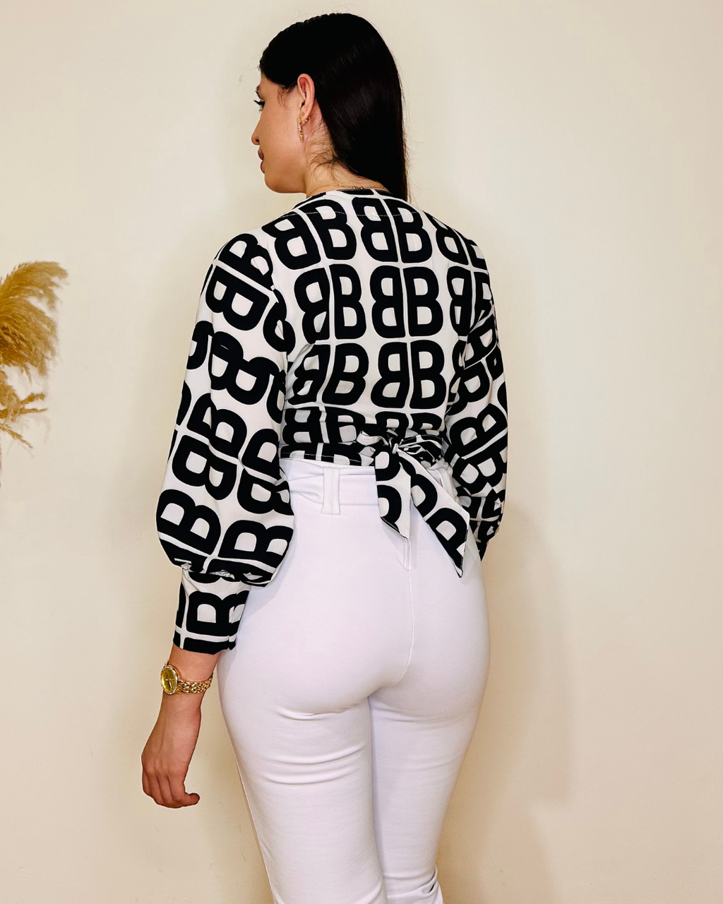 Blusa Natamur Negro/Blanco
