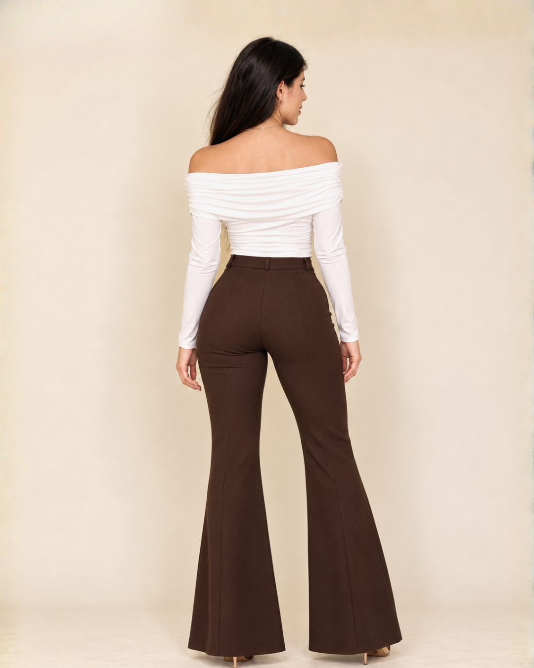 Pantalón bota campana Mariet Cafe